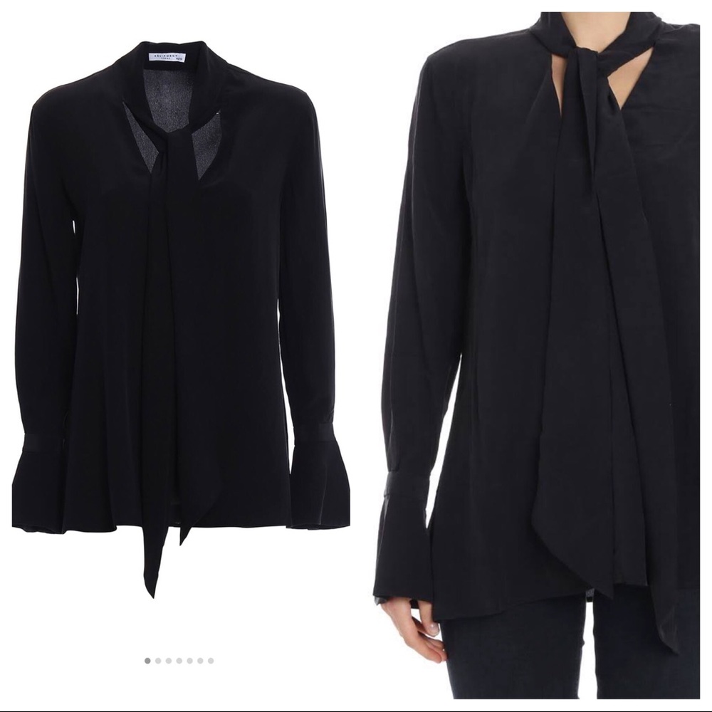 EQUIPMENT Femme Jacqueleen Tie Neck Silk Blouse - Picture 3 of 6